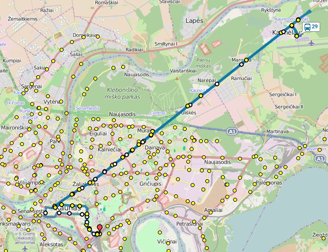 Маршрут 43 минск. Каунас Алексотас аэродром. Каунас на карте. Карта Каунаса на русском языке. Каунасский автовокзал.