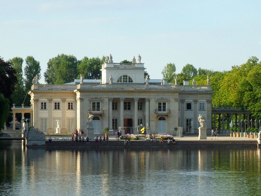 Дворец на воде в Варшаве