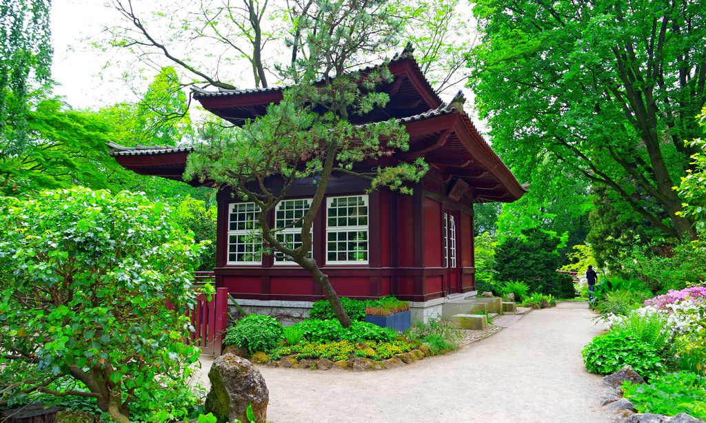 Японский сад в Леверкузене. Достопримечательности Германии