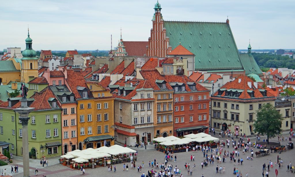 Смотровая площадка у Костёла Святой Анны в Варшаве