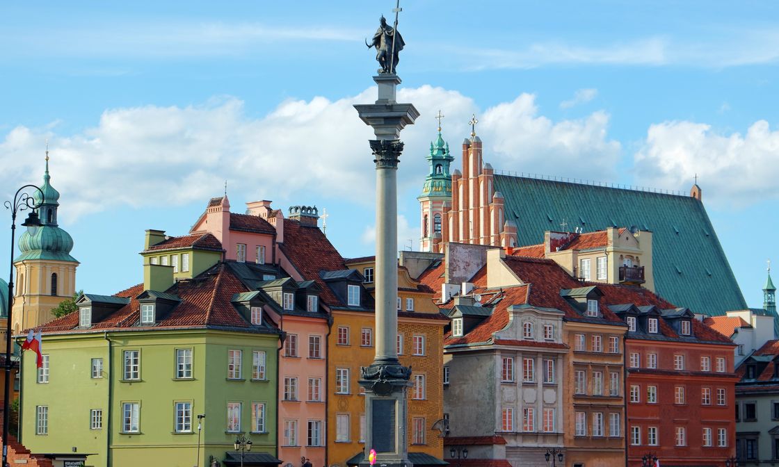 Старый город в Варшаве и Рыночная площадь