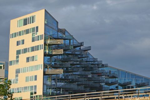 Остроугольные балконы. Копенгаген