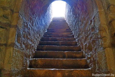 Выход из подземных коридоров форта Ober Grunewald