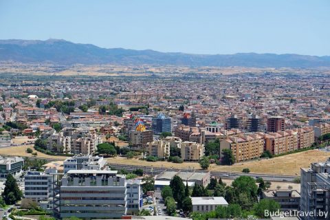 Панорамный вид на город Кальяри