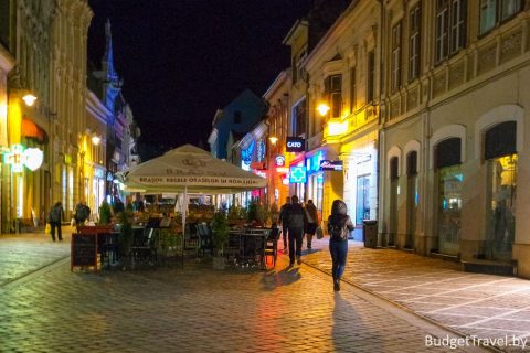 Город Брашов - Туристическая улица