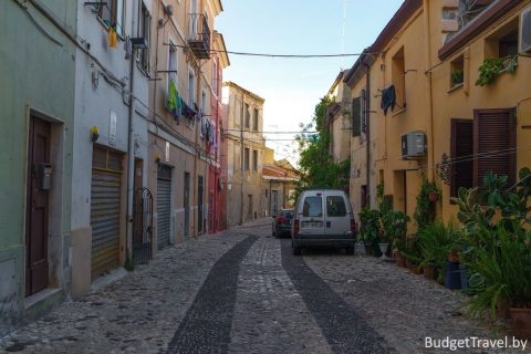 Город Сассари - Жилые улицы в старом городе
