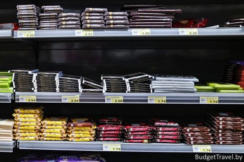Путеводитель по Сардинии - Цены на шоколад