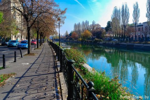Набережная реки Дымбовица - Город Бухарест