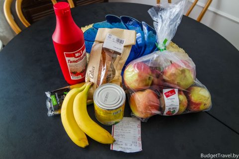 Покупка в супермаркете Таллина