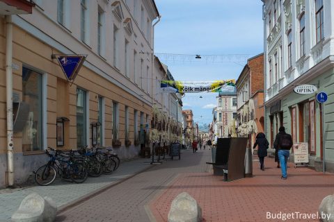 Улицы в старом городе Тарту