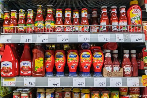 Цены в Праге на кетчуп