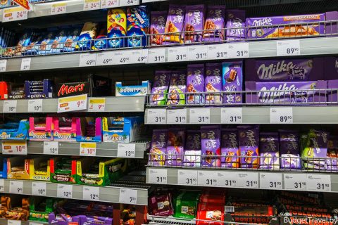 Цены в Праге на шоколад