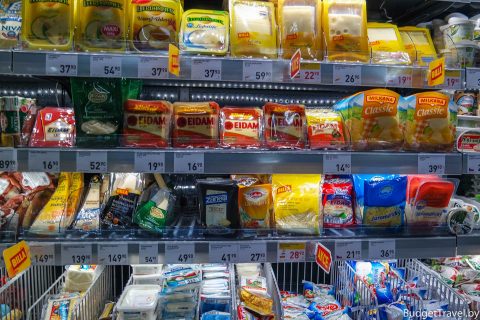 Цены в Праге на сыр