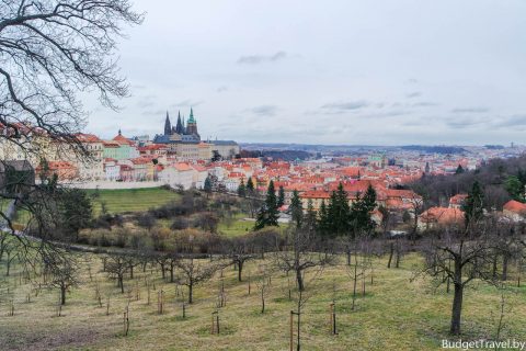 Обзорная - Страговский сад и Прага