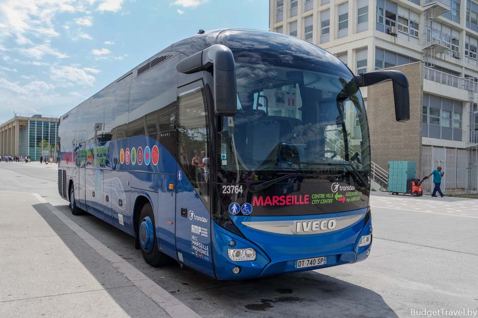 Автобус из аэропорта Марселя