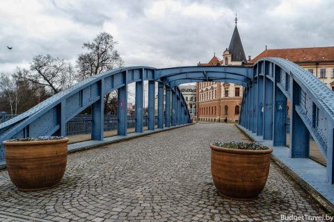 Ческе-Будеёвице - Мост на улице Dr.Stejskala