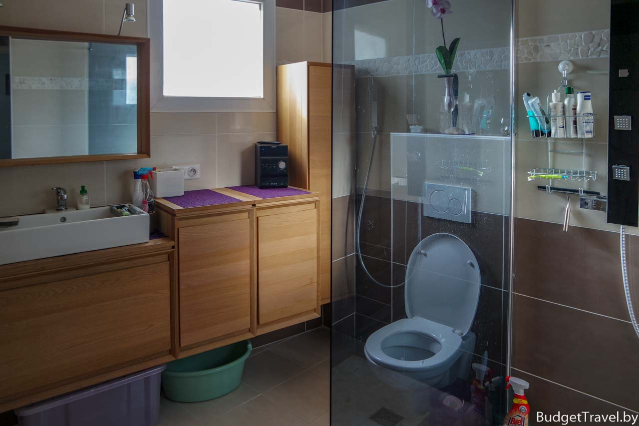 Апартаменты в Ницце - Ванная и Туалет