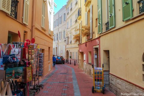 Улицы старого города в Монако