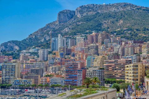 Вид на жилой район Монако