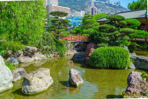 Японский сад в Княжестве Монако