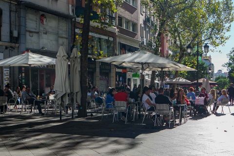 Улица Монтера в Мадриде