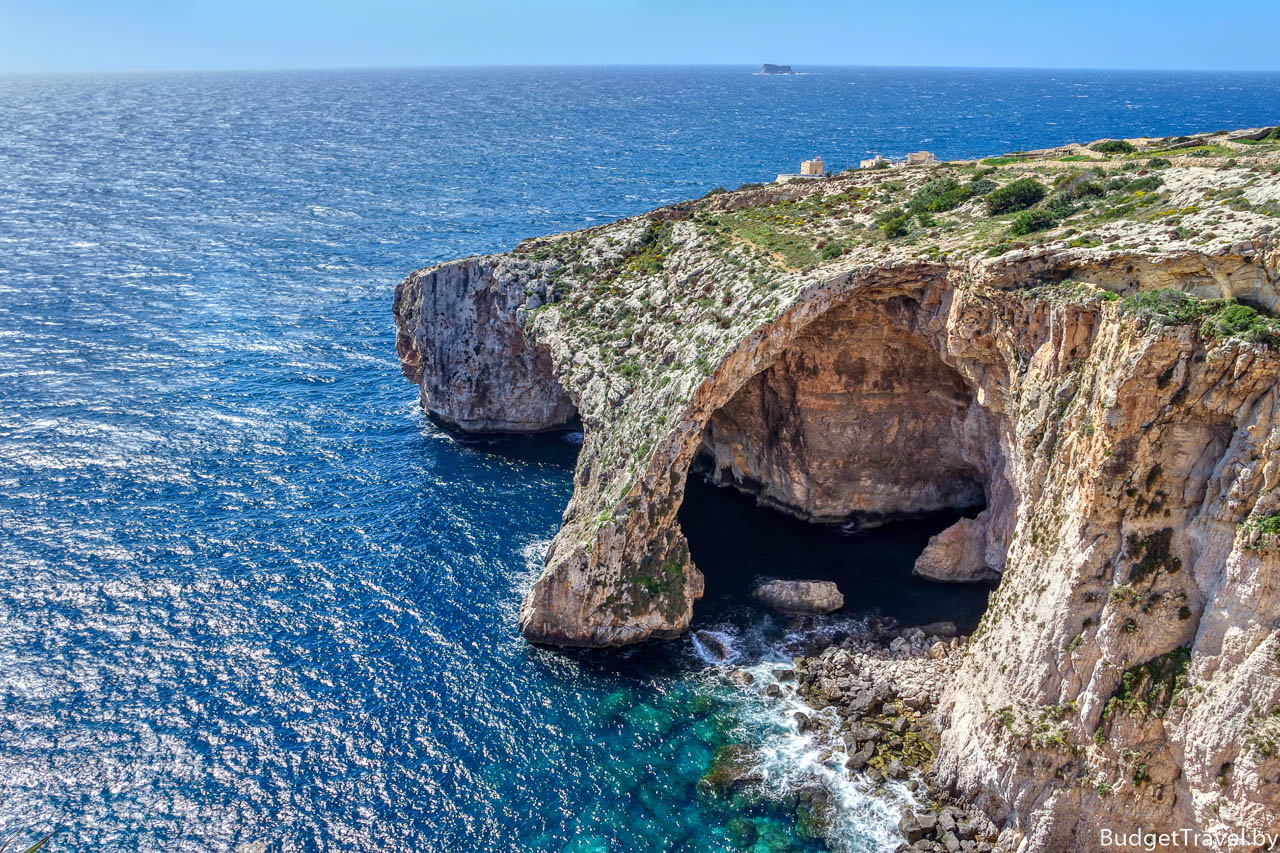 Голубой грот на Мальте - Вид с обзорной площадки