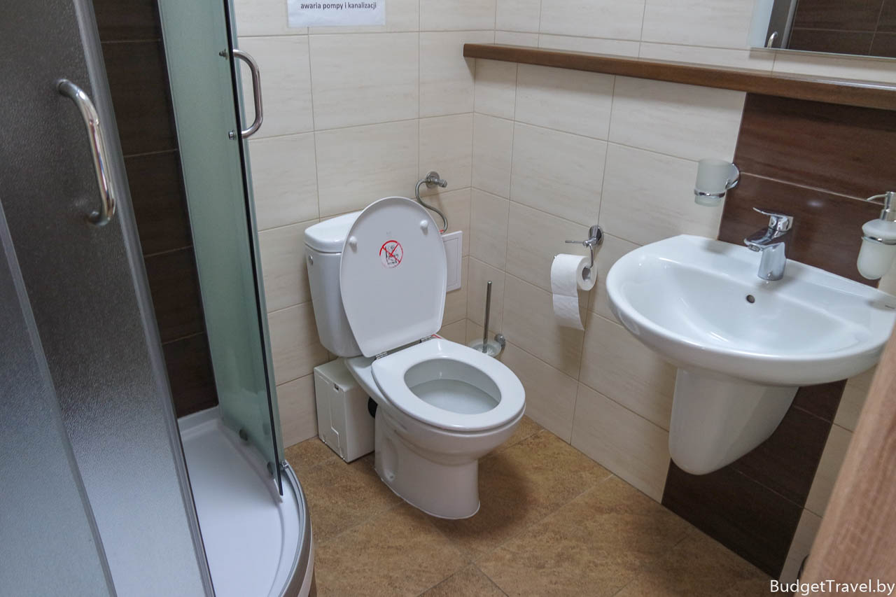 Туалет и душ - Жильё в Белостоке