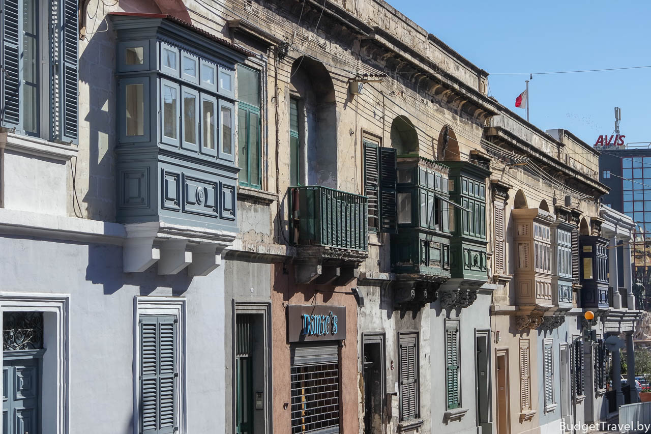 Мальтийские балконы, город Мсида