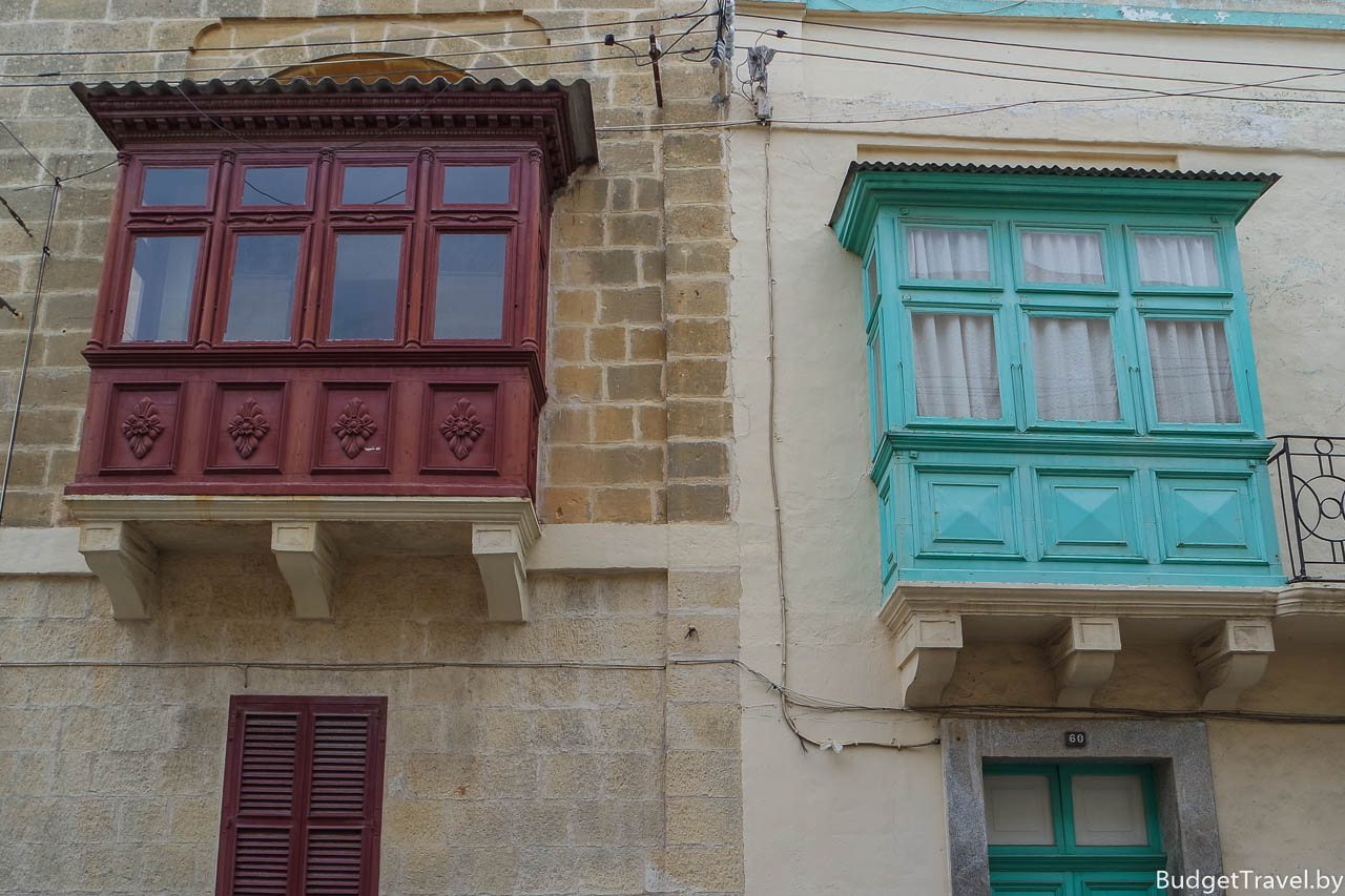 Мальтийские балконы в Надур, Гозо