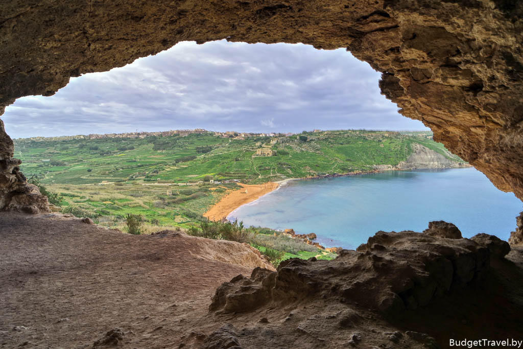 Пляж Ramla Bay и Пещера Tal Mixta — о.Гозо