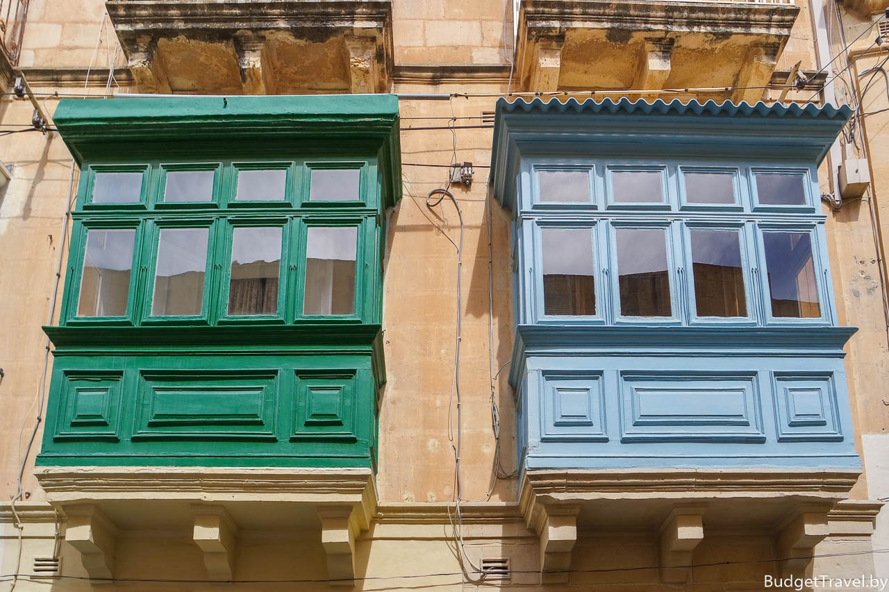 Цветные балконы на Мальте, Рабат