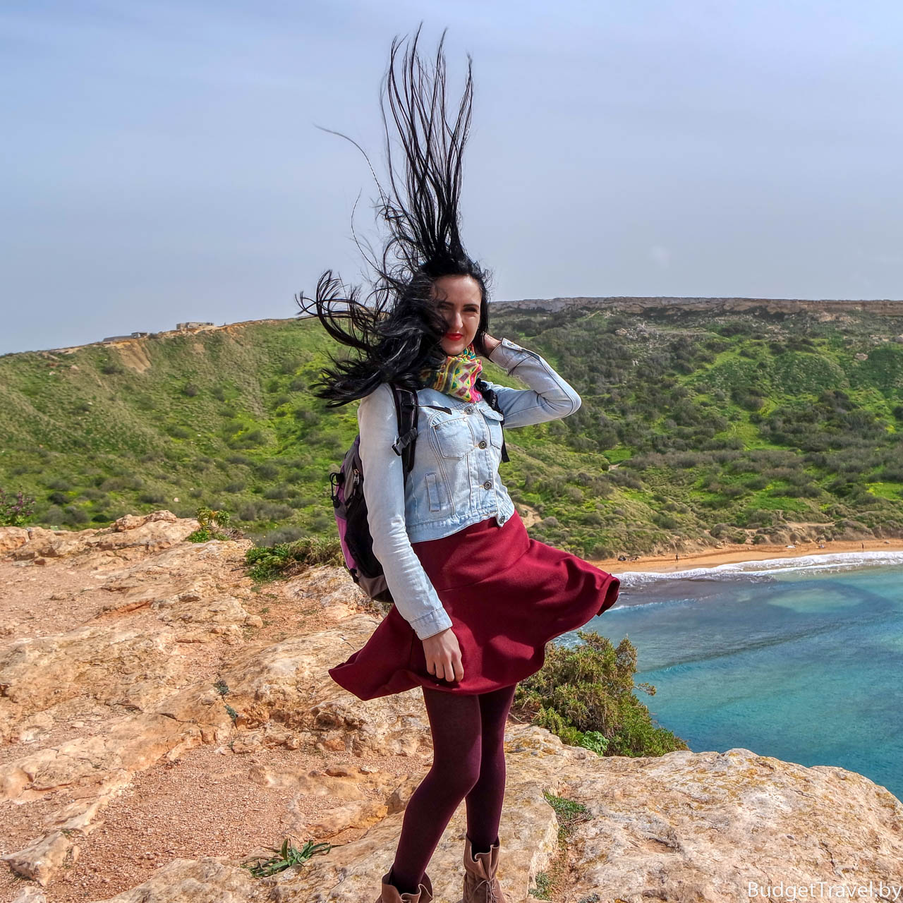 Ветер на Мальте возе Гайн-Туффина