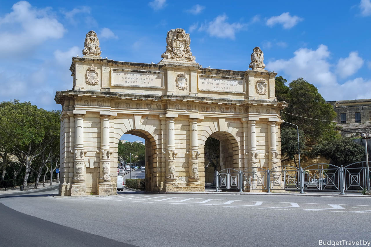 Ворота Порте Де Бомбес, Флориана, Мальта