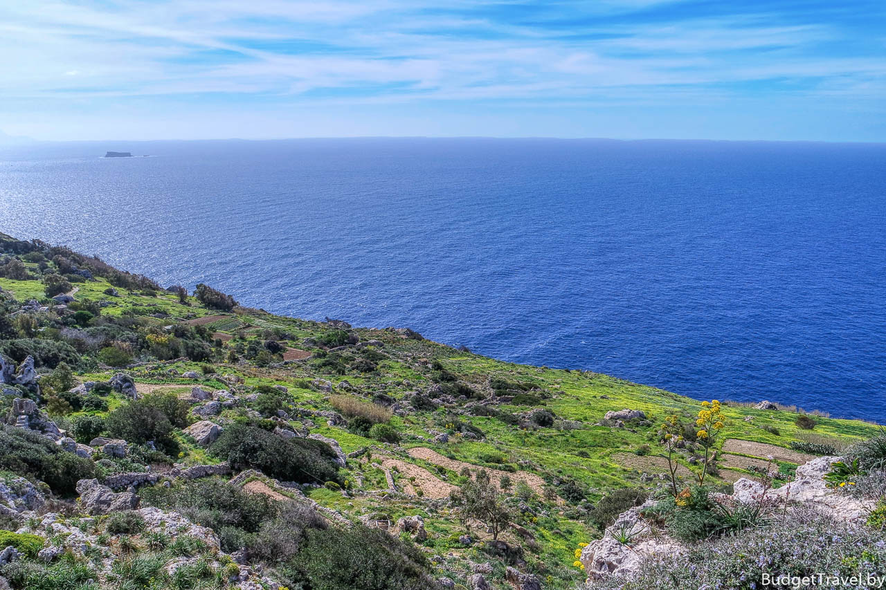 Южное побережье Мальты - Утёсы Дингли
