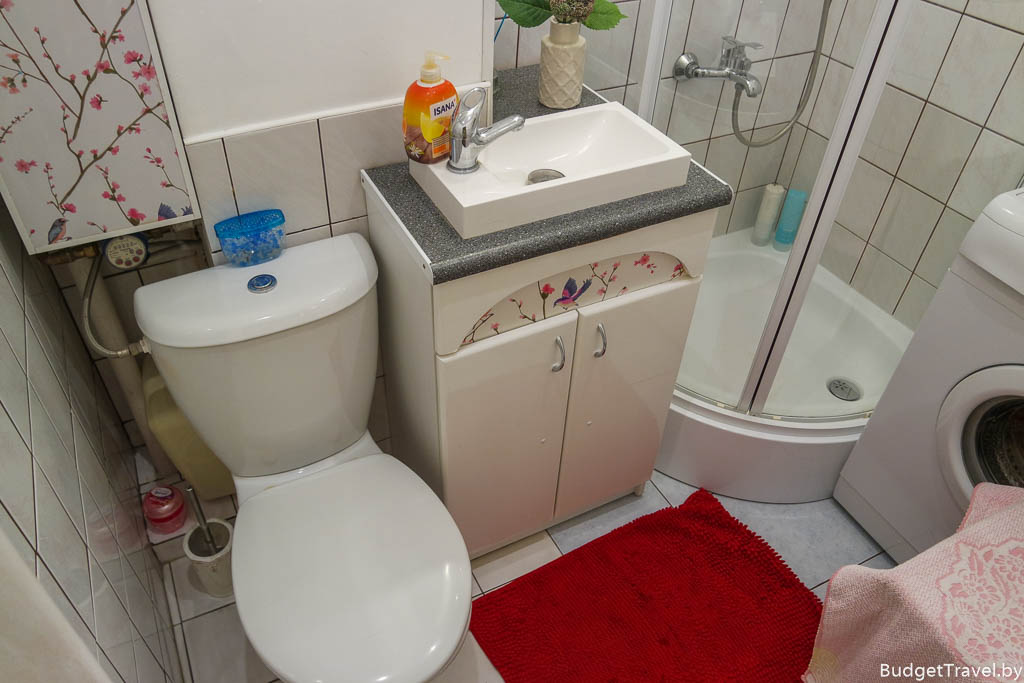 Ванная и туалет - Квартира во Вроцлаве