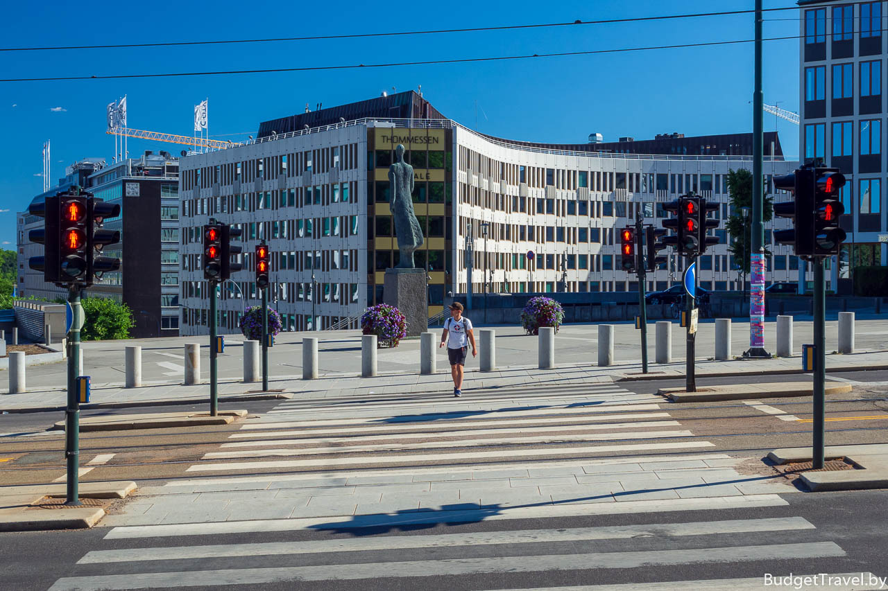 Двойной светофор в Осло