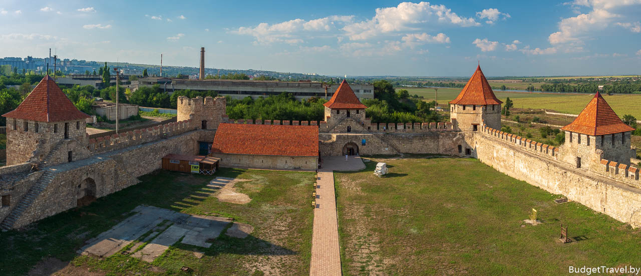 Панорама Бендерской крепости