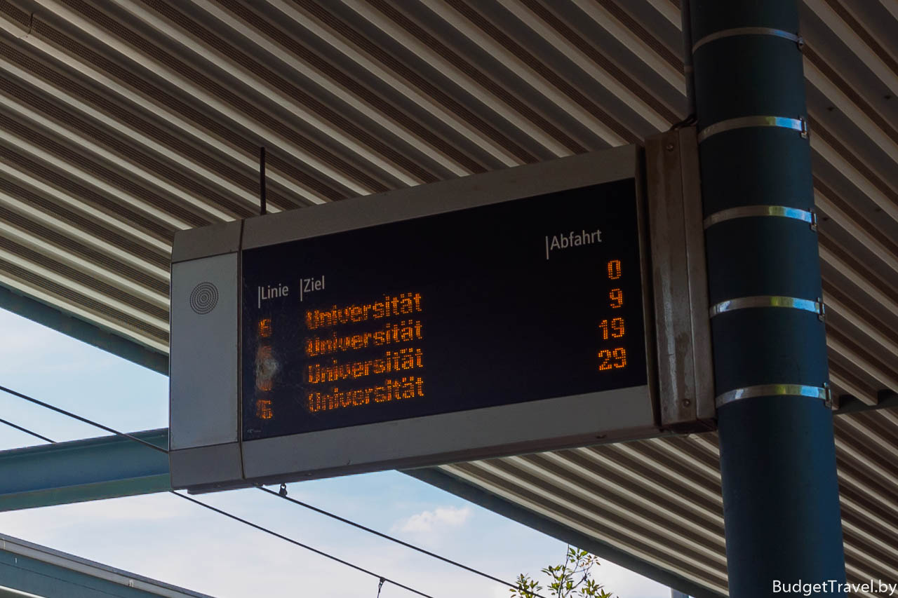 Расписание движения трамвая в Бремене