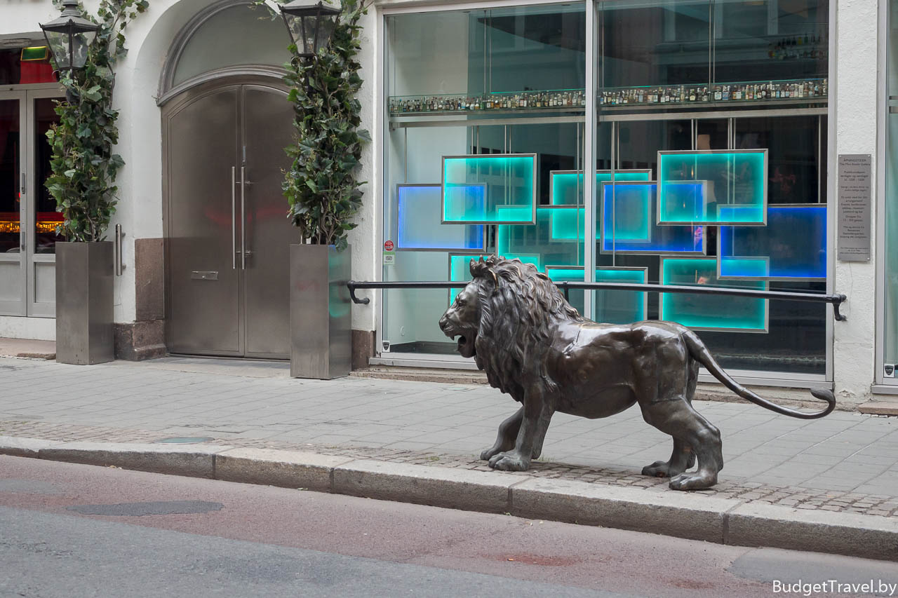 Скульптура Льва в Осло
