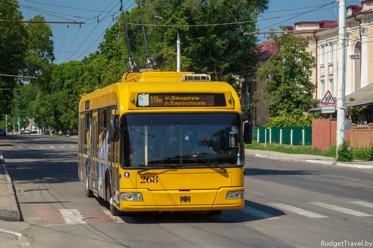 Троллейбус 19А Тирасполь - Бендеры