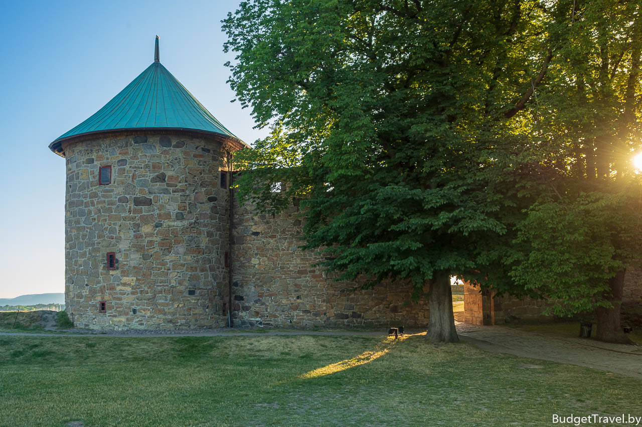 Закат на крепости Акерсхус