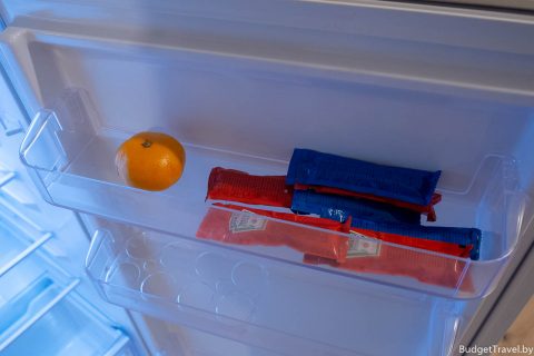 Пакетики кетчупа в холодильнике