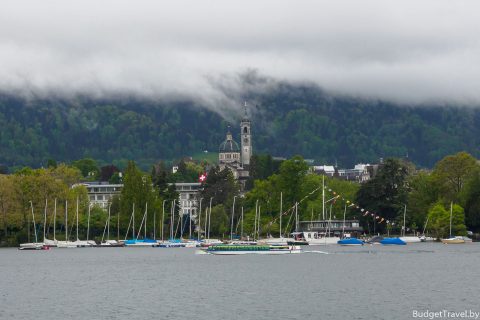 Облака над Цюрихским озером