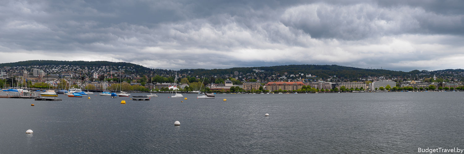 Панорама Цюрихского озера