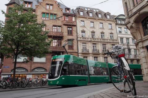 Трамвай и велосипед