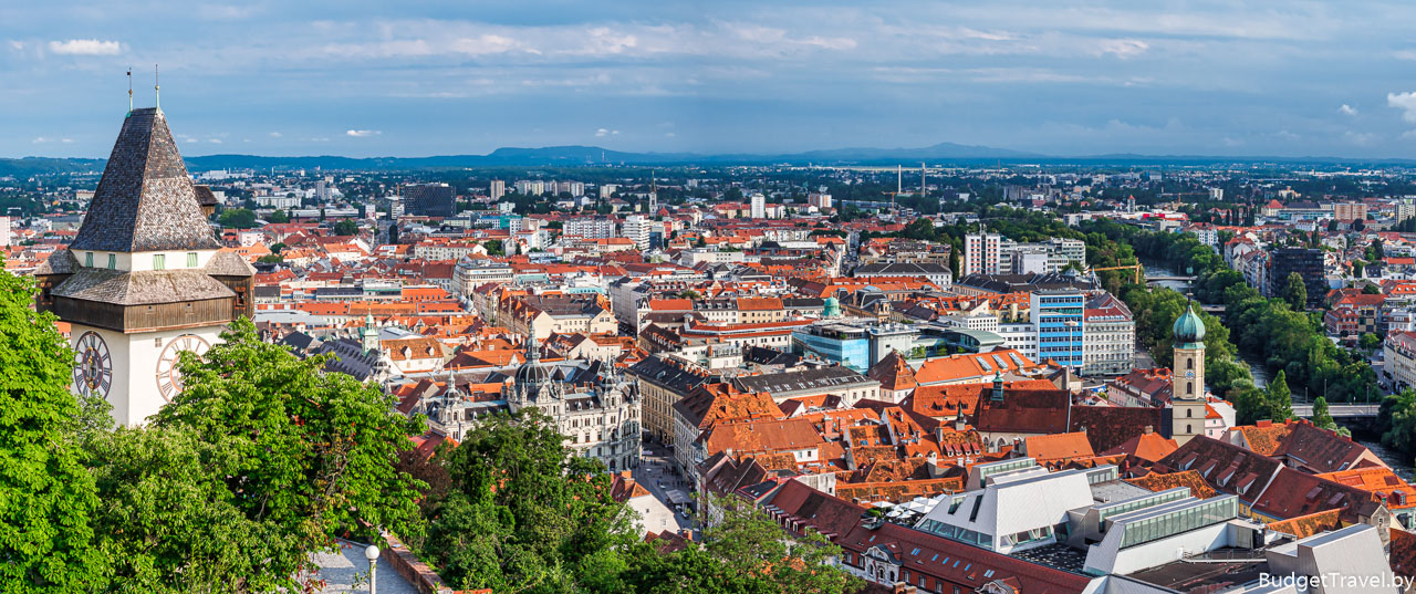 Панорама города Грац