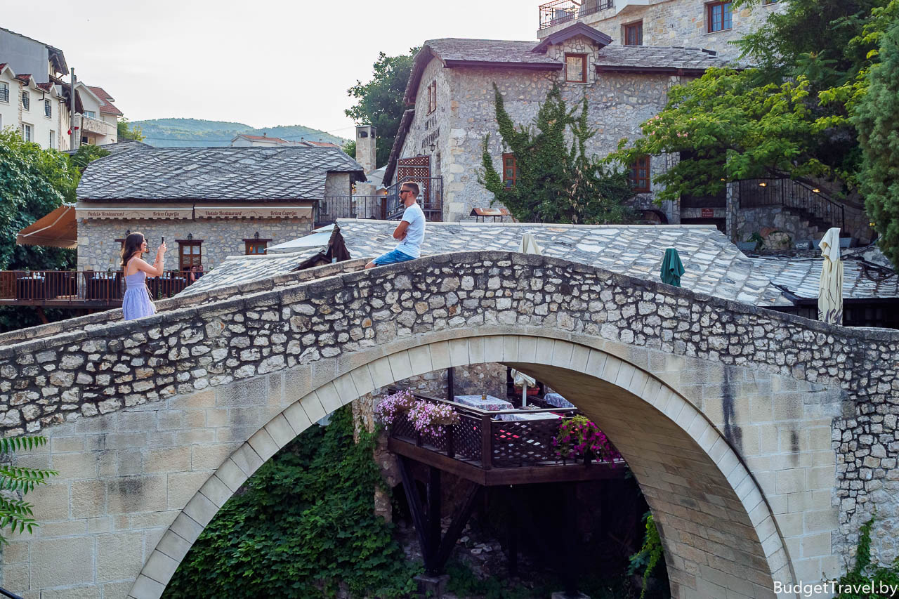 Кривой мост - Достопримечательности Мостара