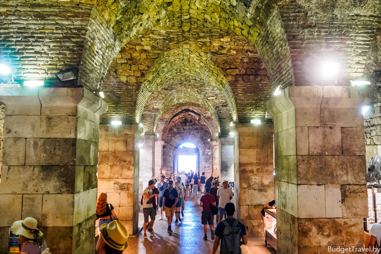 Подземелье Дворца Диоклетиана