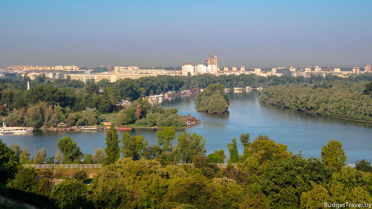Слияние рек Сава и Дунай