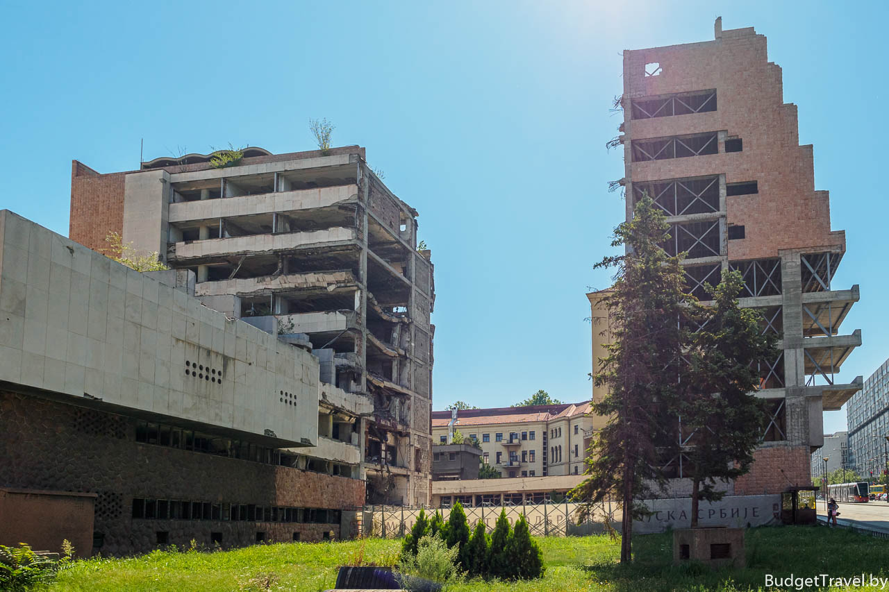Здание Министерства обороны Югославии